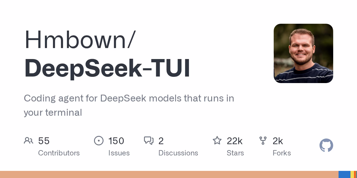AI资讯:DeepSeek-TUI 终端界面显示代码自动生成的实时过程图