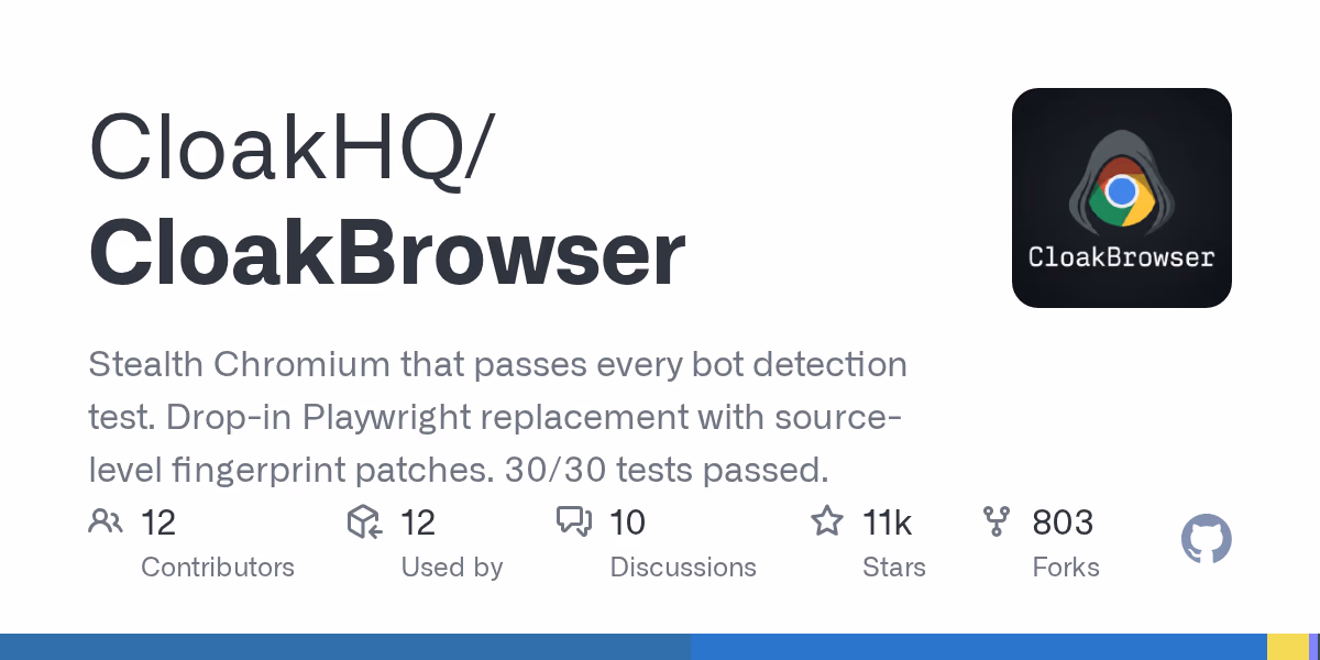 AI资讯:CloakBrowser架构展示其如何修改Chromium内核以绕过检测