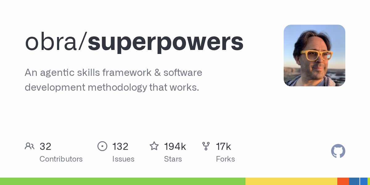 AI资讯:开发者群体正在涌入GitHub查看superpowers项目的智能体协作流程