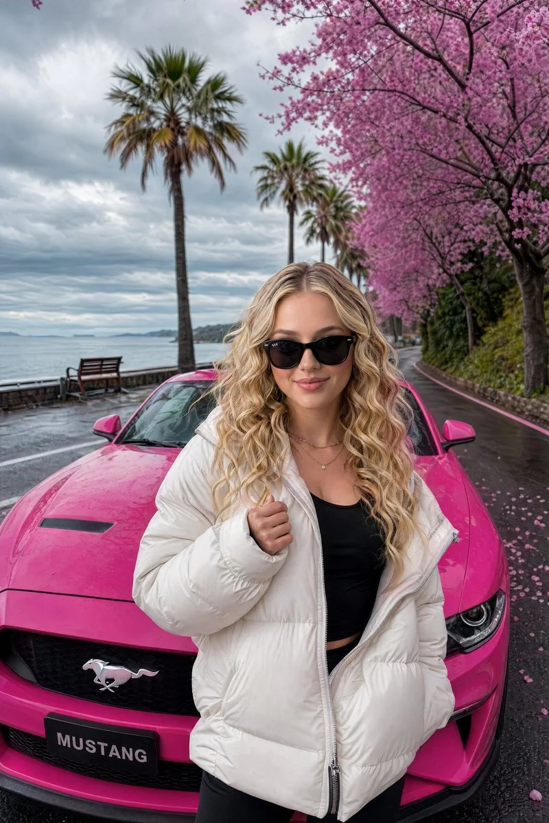 奢华野马跑车生活照