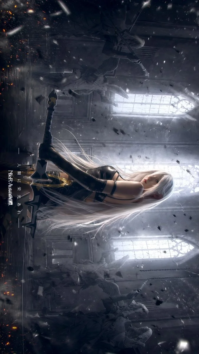 哥特机甲女战士教堂概念图