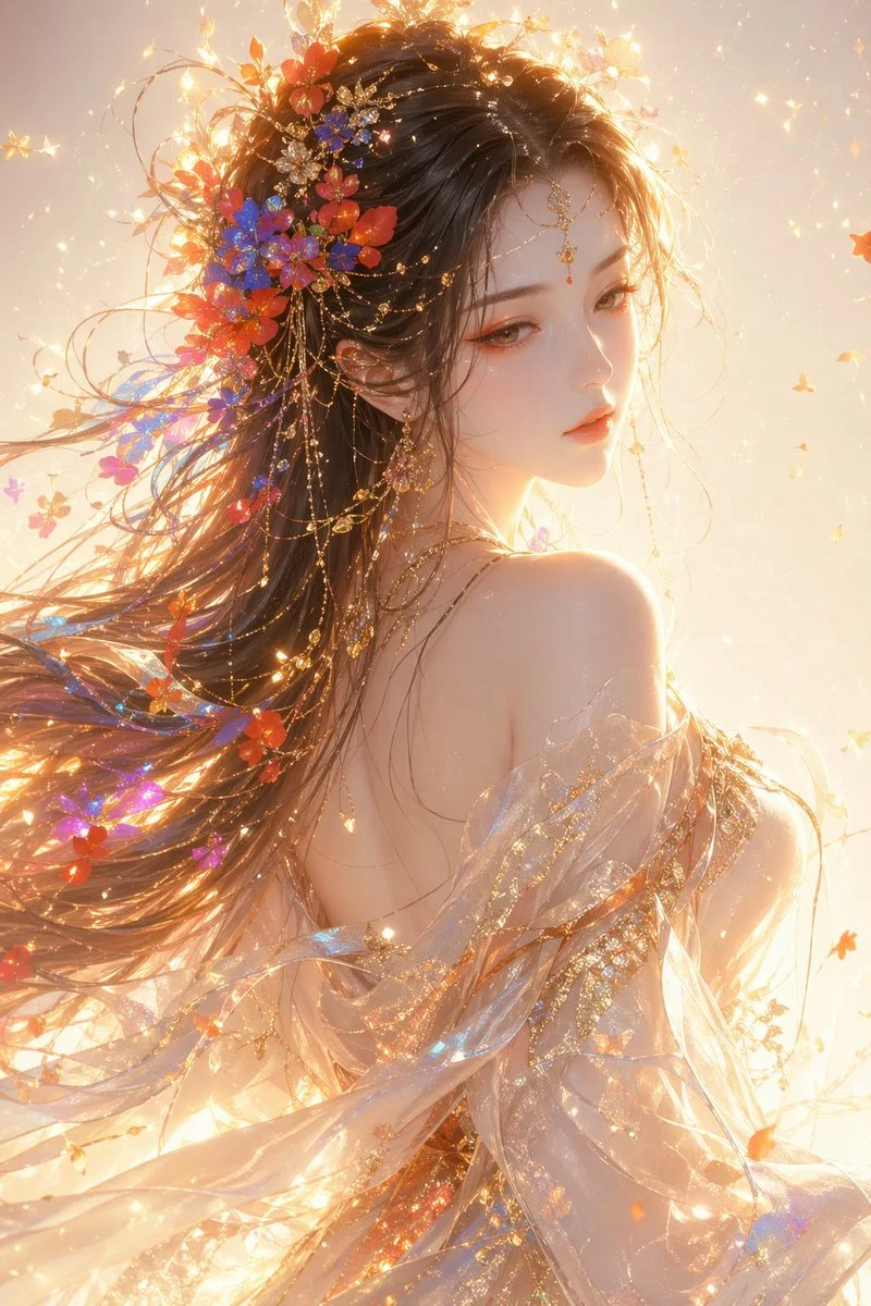 东方幻想女性肖像