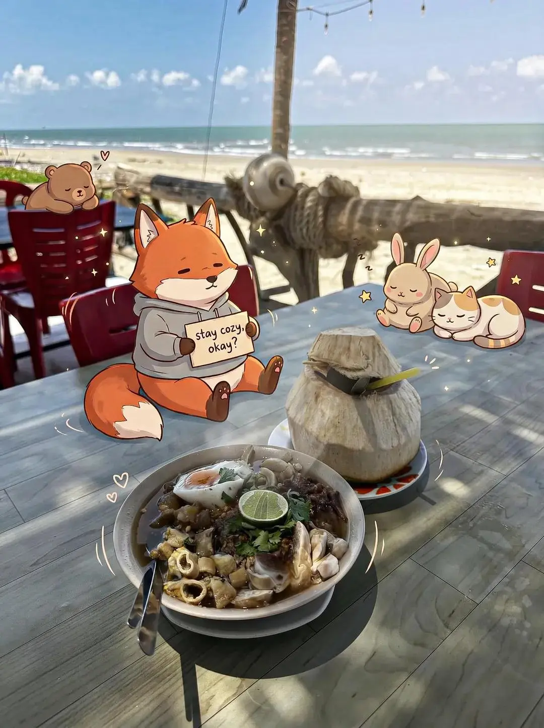 食物摄影涂鸦角色