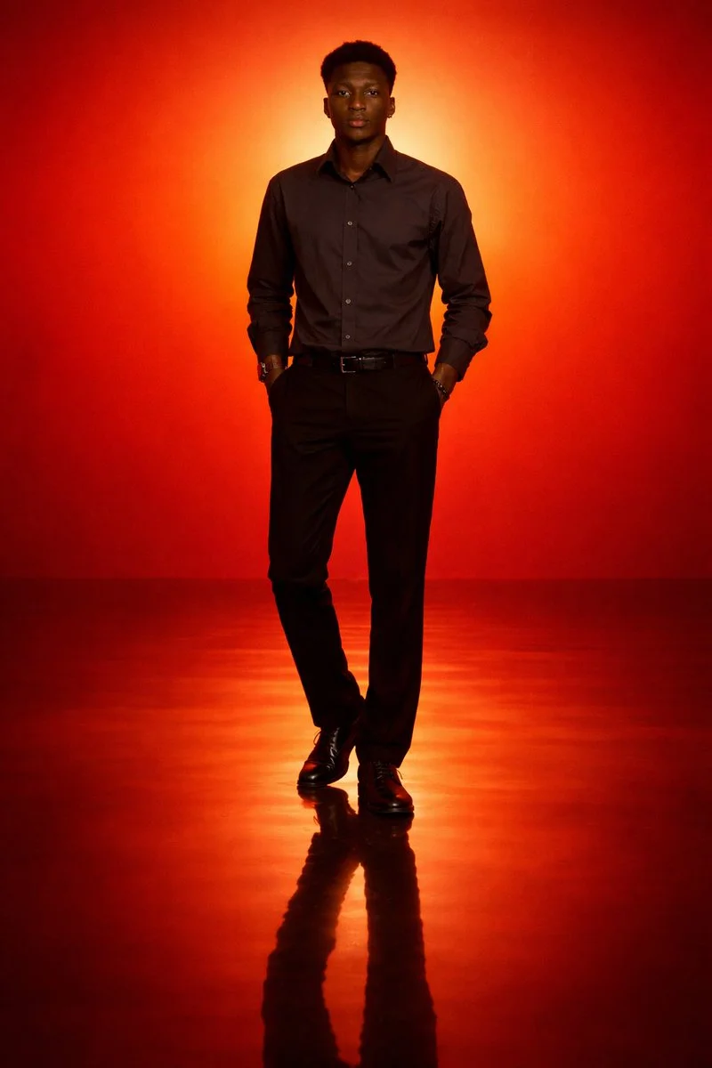 电影感极简人像