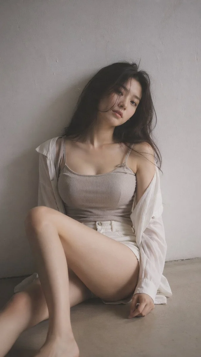 柔和黑雾编辑人像