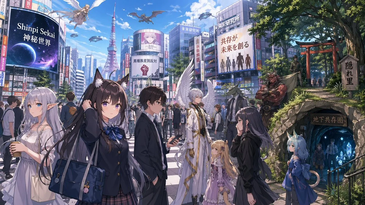 都市奇幻共存十字路口