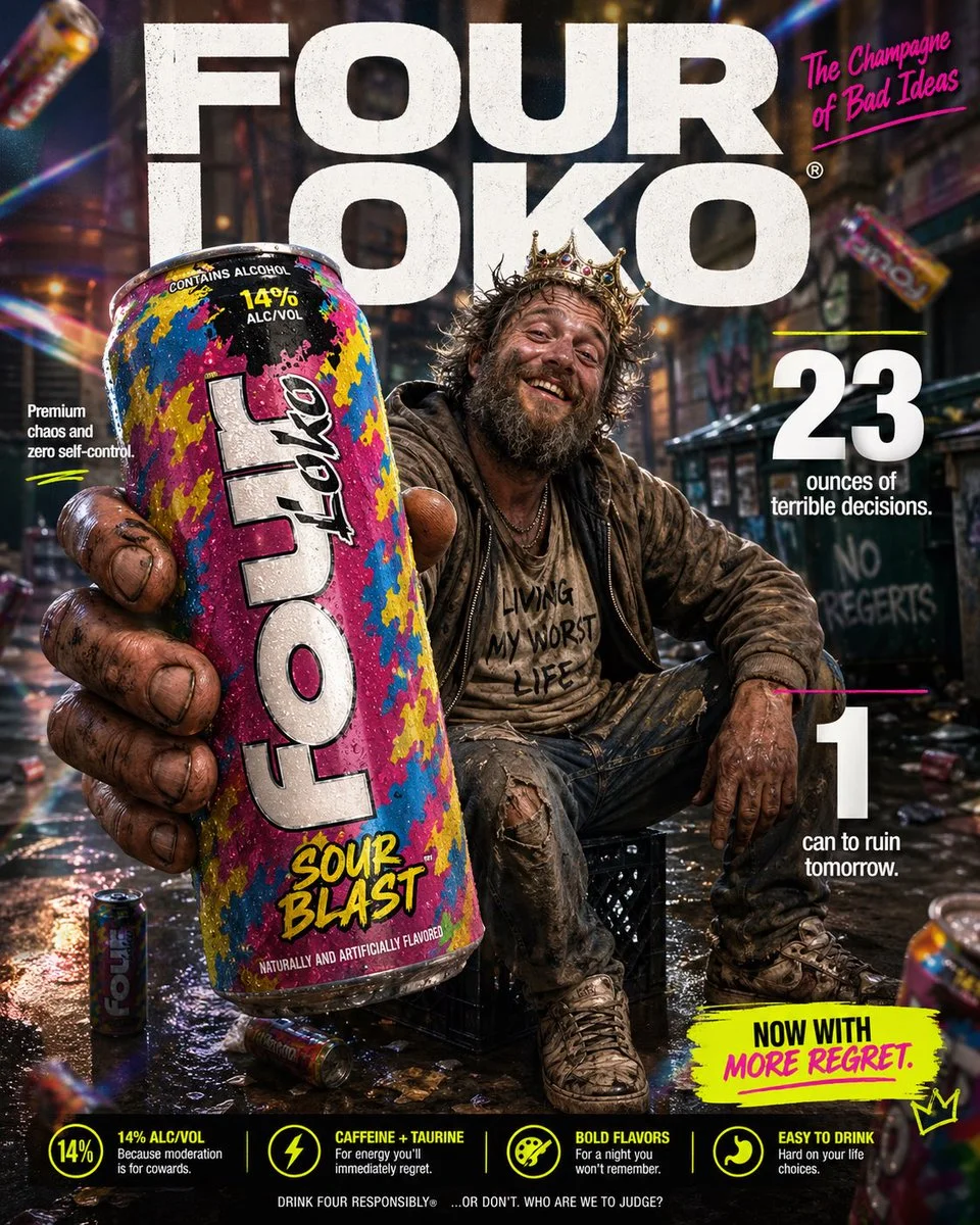 奢侈品广告恶搞版